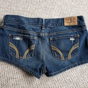 Hollister women's denim shorts